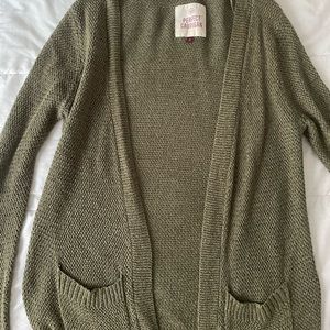 Lightweight Green cardigan